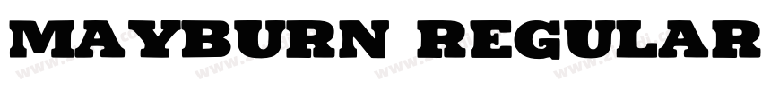 Mayburn Regular字体转换